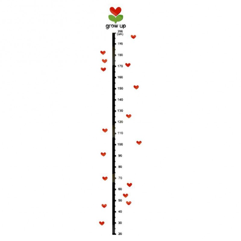 1.8m Tree Bud 3D Acrylic Height Measure ...