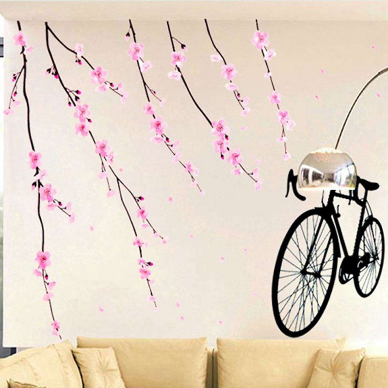 1pc PVC Waterproof Wall Sticker Double Sided Visual Wall Paster Home Decor