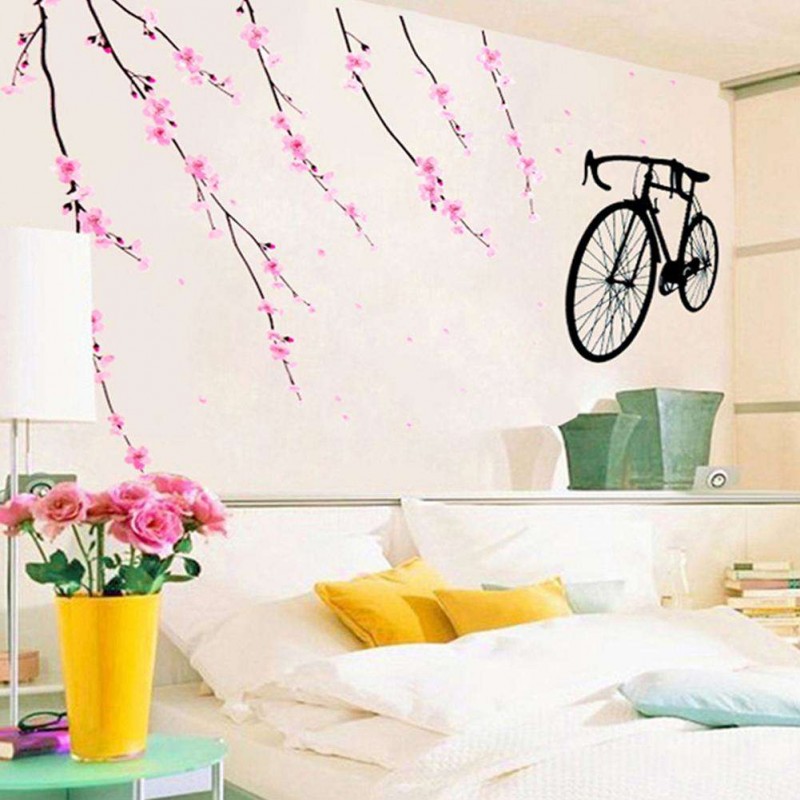 1pc PVC Waterproof Wall Sticker Double Sided Visual Wall Paster Home Decor