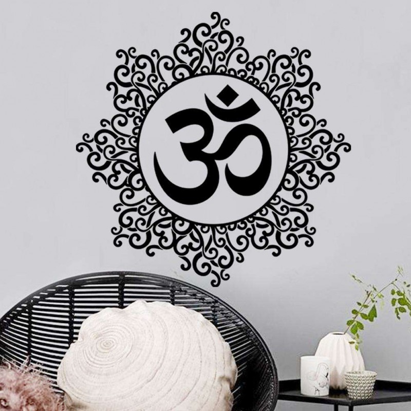 Removable Waterproof Round Number PVC Wall Stickers House Living Room Decal